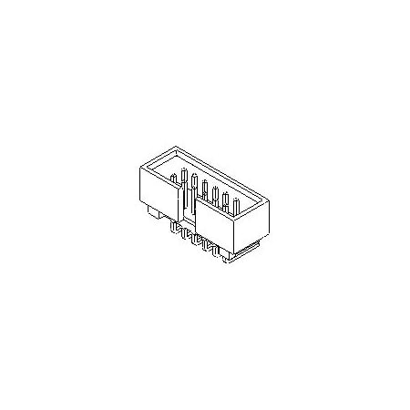 Molex CGrid Hdr Shrd RA OStdf 76AuLF 40Ckt 70247-4052